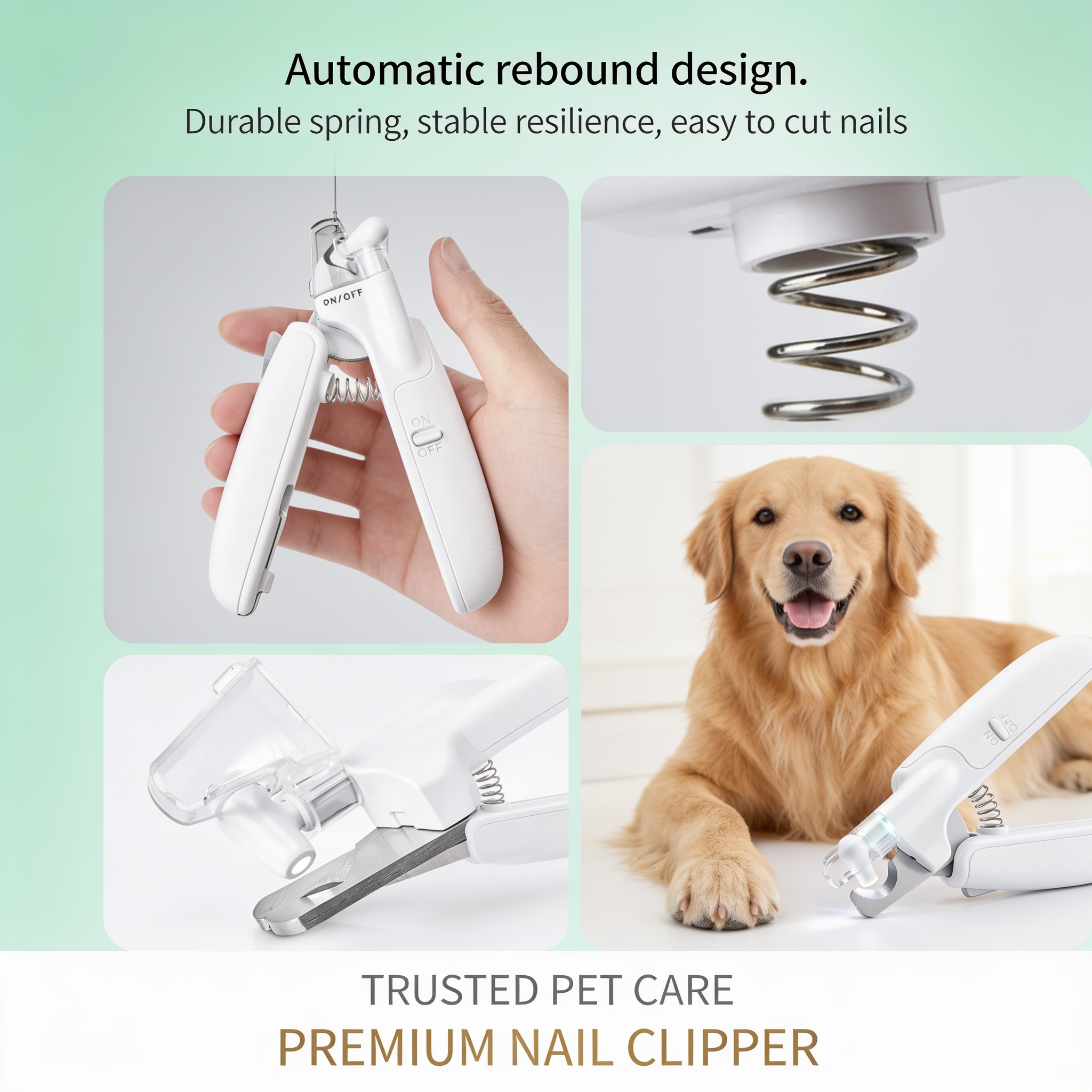 GlowClip™ LED Pet Nail Trimmer